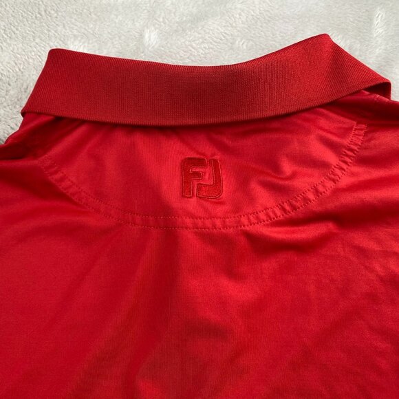 FootJoy Men's Polo Shirt XL Red 2013 CCCC Scratch Cup Embroidered Short Sleeve - Picture 6 of 9